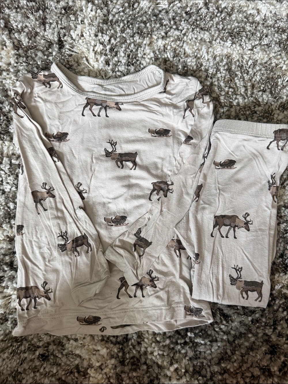 Kyte baby moose print- 2T long sleeve pjs